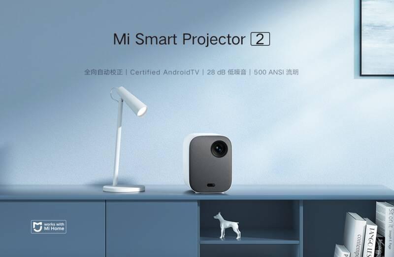 Projektor Xiaomi Mi Smart Projector 2 šedý bílý