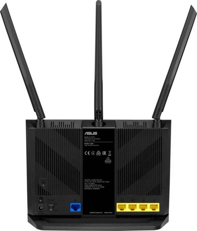 Router Asus 4G-AX56 - LTE AX1800 černý, Router, Asus, 4G-AX56, LTE, AX1800, černý
