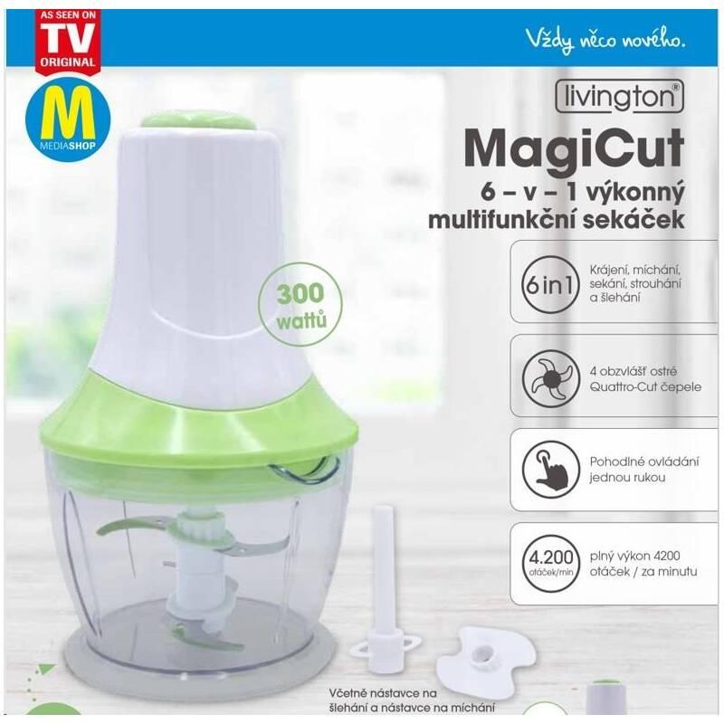 Sekáček potravin MediaShop Livington MagiCut bílý