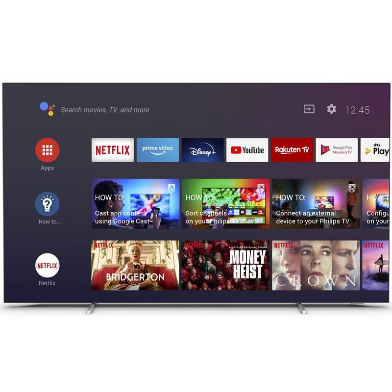 Televize Philips 77OLED806 šedá