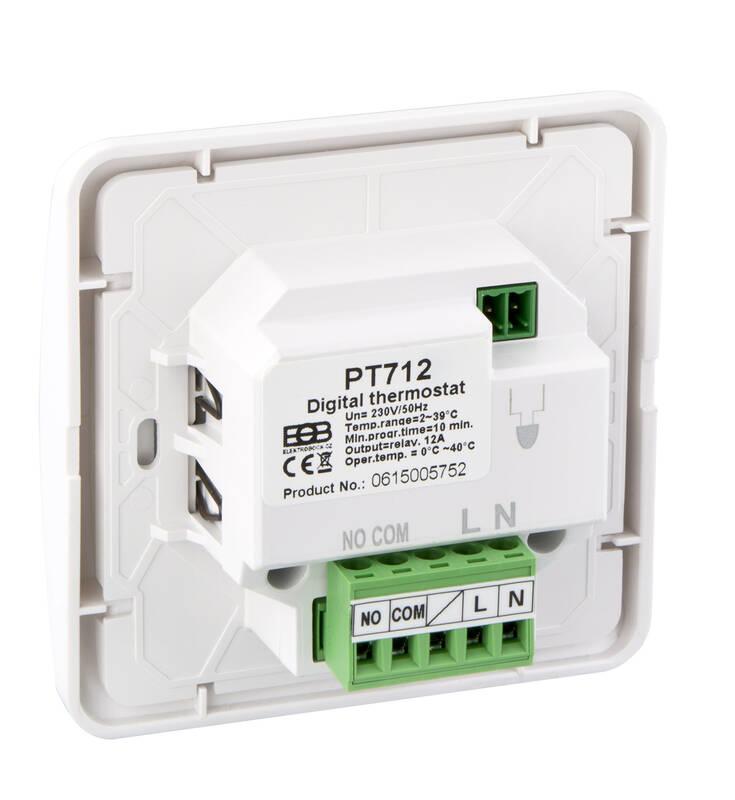 Termostat Elektrobock PT712 bílý