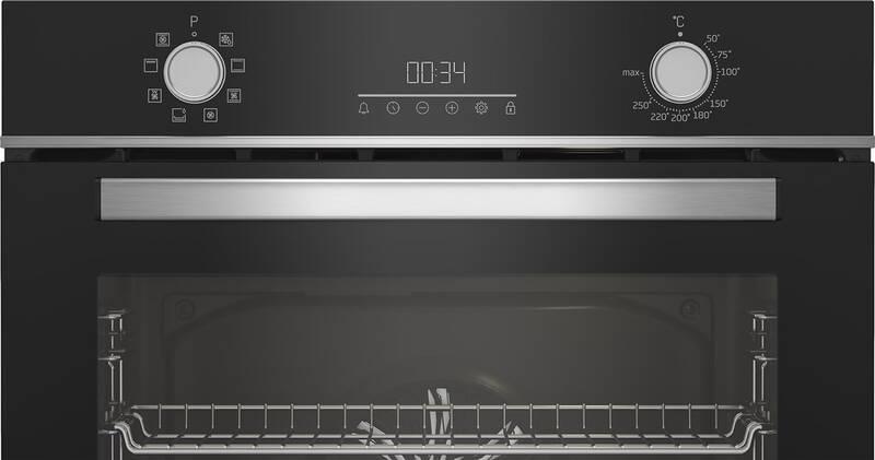 Trouba Beko BBIM13300XD černá nerez