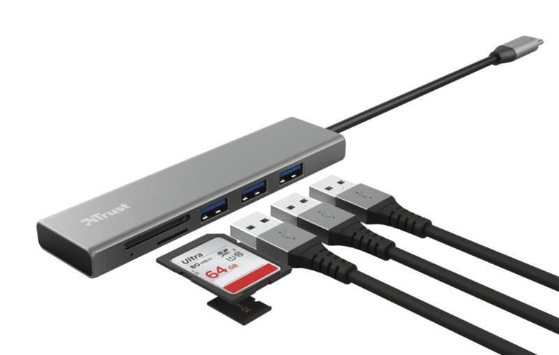 USB Hub Trust Halyx Fast USB-C