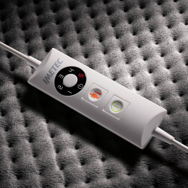 Vyhřívací dečka Imetec 16785 XL šedá