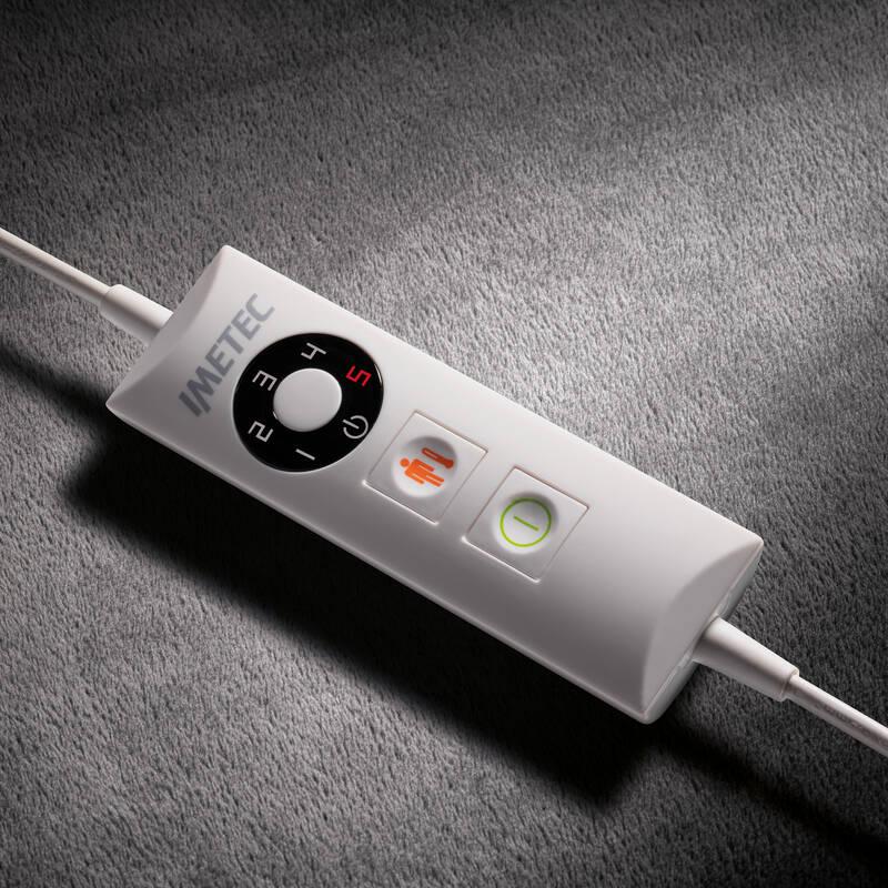 Vyhřívací dečka Imetec 16787 šedá