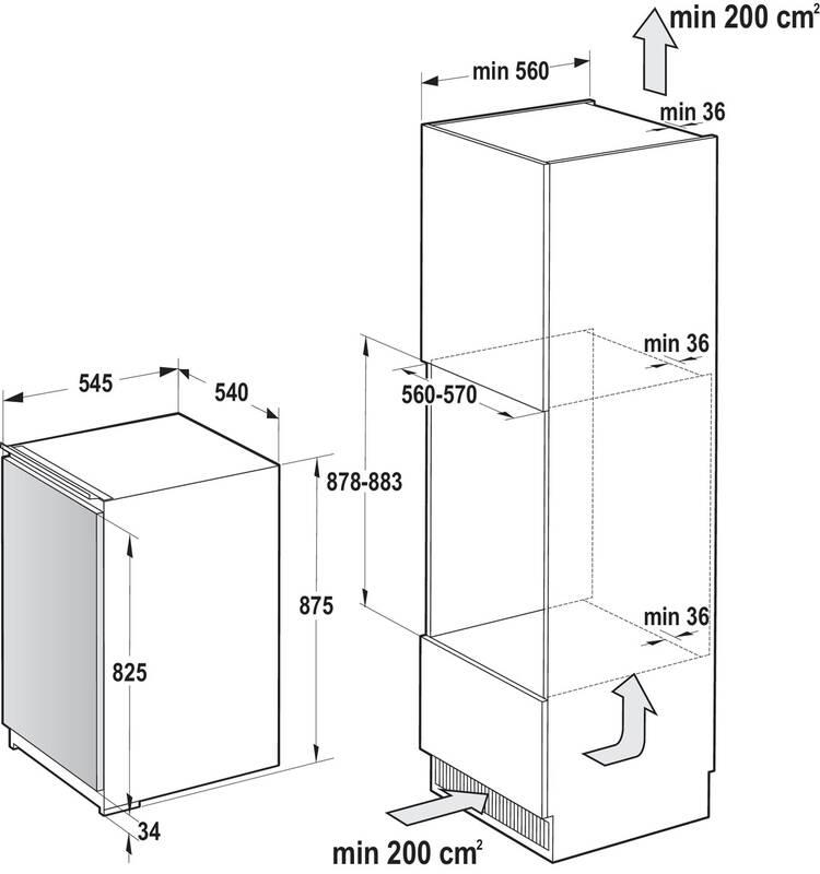 Chladnička Gorenje Essential RI4092E1