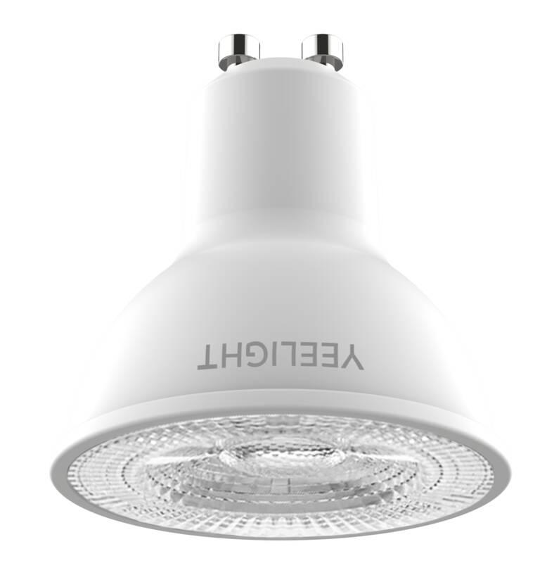 Chytrá žárovka Yeelight Smart Bulb W1, GU10, 5W, barevná, 4ks