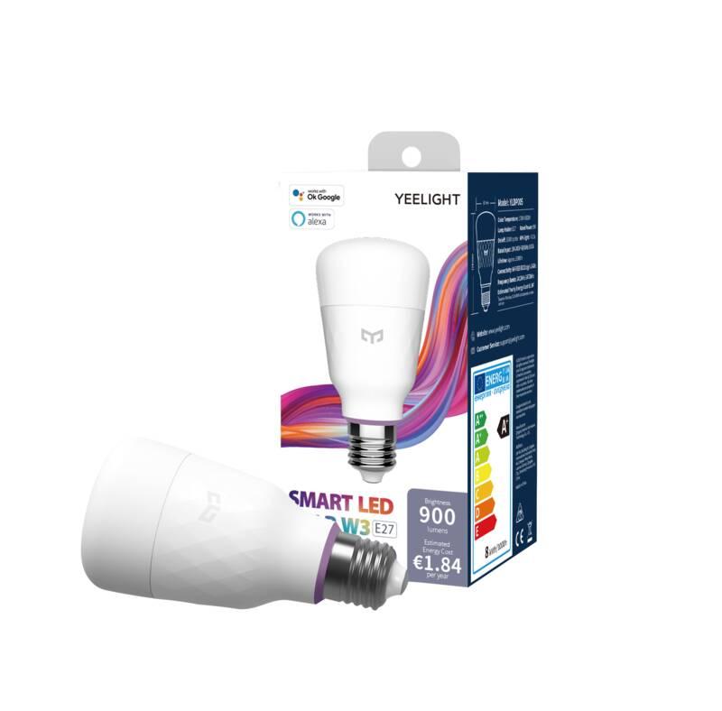 Chytrá žárovka Yeelight Smart Bulb W3, E27, 8W, barevná