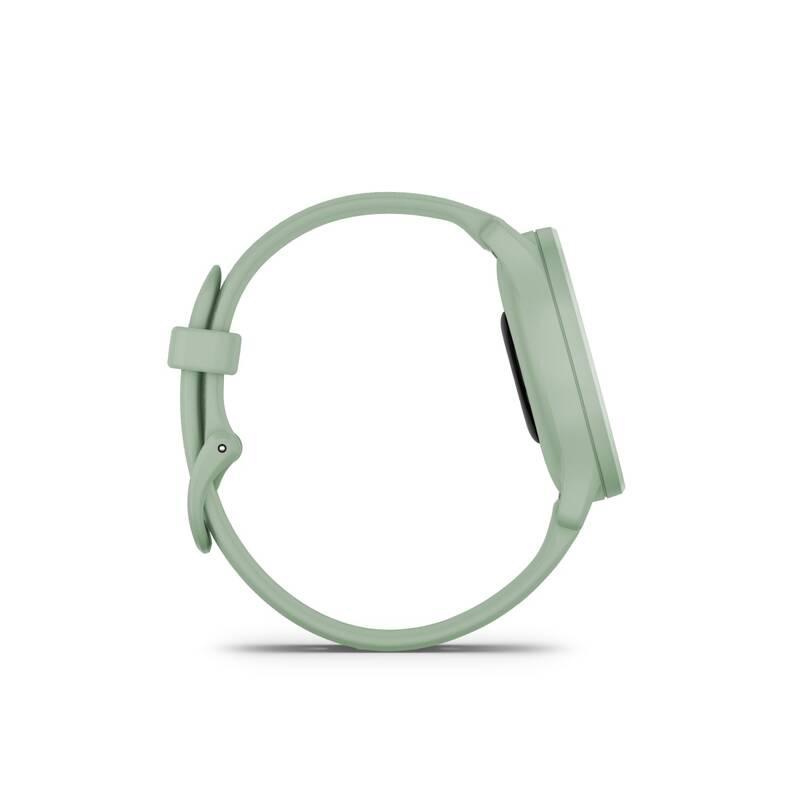 Chytré hodinky Garmin vívomove Sport - Silver Cool Mint Silicone Band