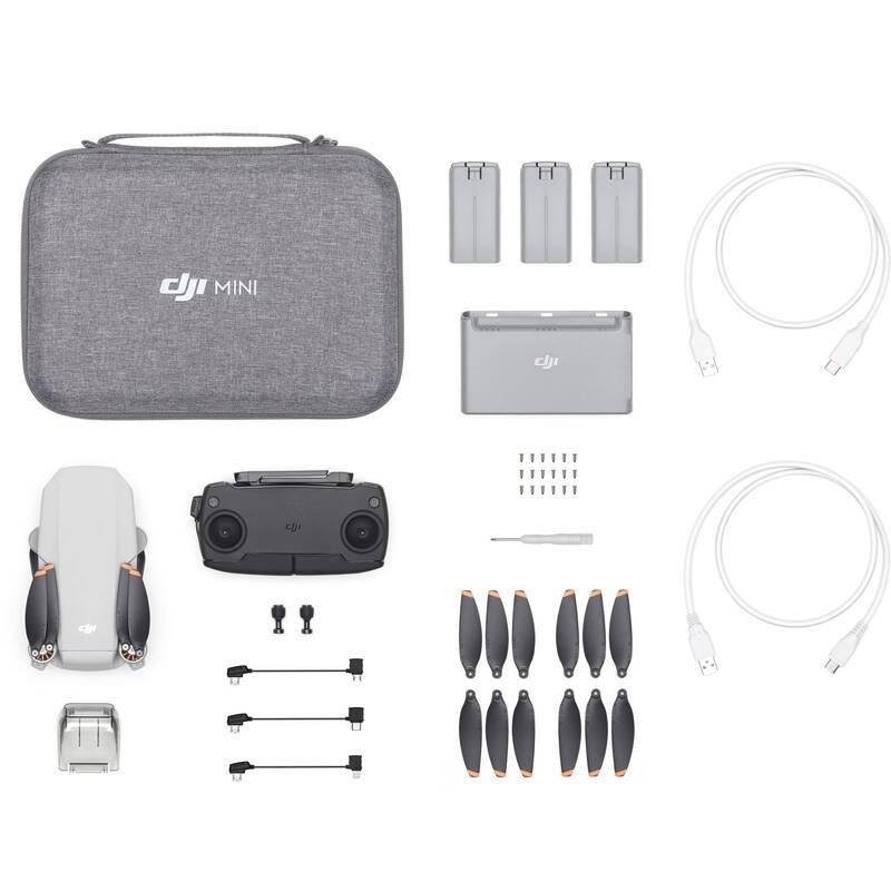 Dron DJI Mini SE Fly More Combo šedý