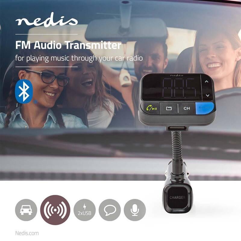 FM Transmitter Nedis CATR102 černý