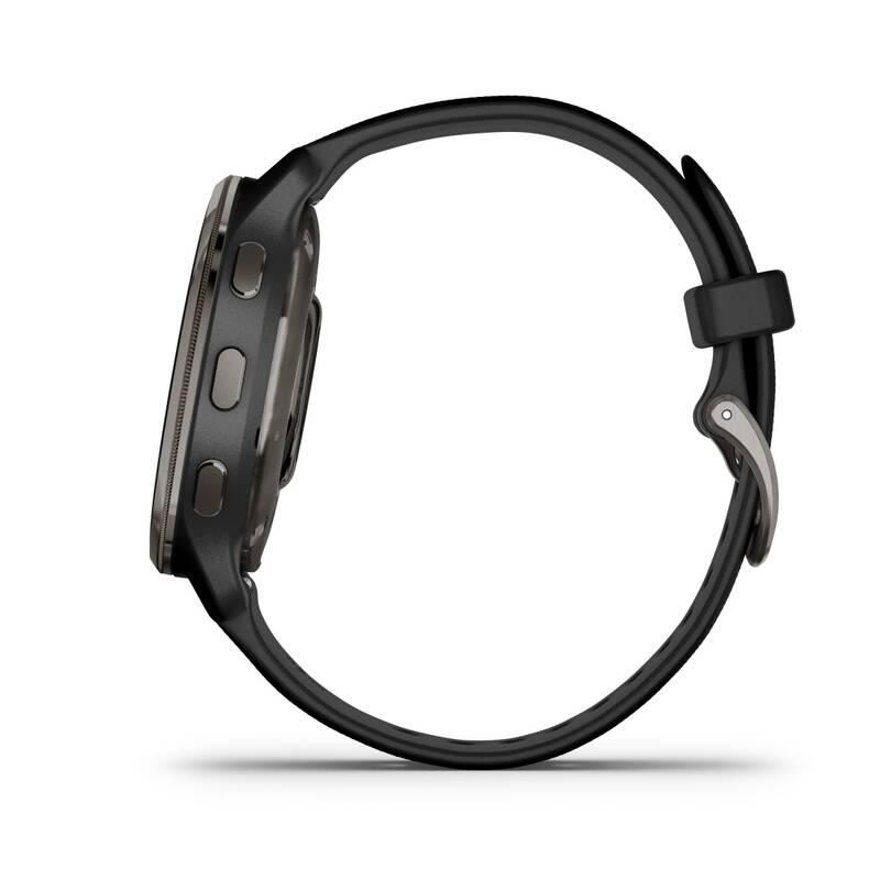 GPS hodinky Garmin Venu 2 Plus - Slate Black Silicone Band