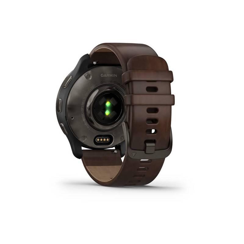 GPS hodinky Garmin Venu 2 Plus - Slate Brown Leather Band, GPS, hodinky, Garmin, Venu, 2, Plus, Slate, Brown, Leather, Band
