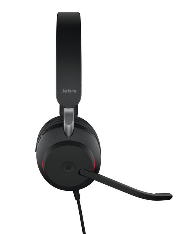 Headset Jabra Evolve2 40, USB-A, MS Stereo černý