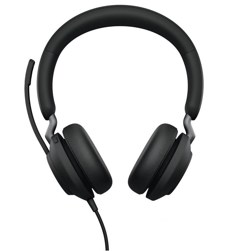 Headset Jabra Evolve2 40, USB-A, MS Stereo černý