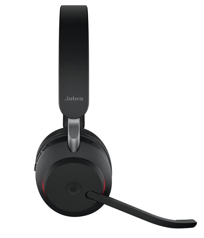 Headset Jabra Evolve2 65, USB-A, MS teams, Stereo, DeskStand černý