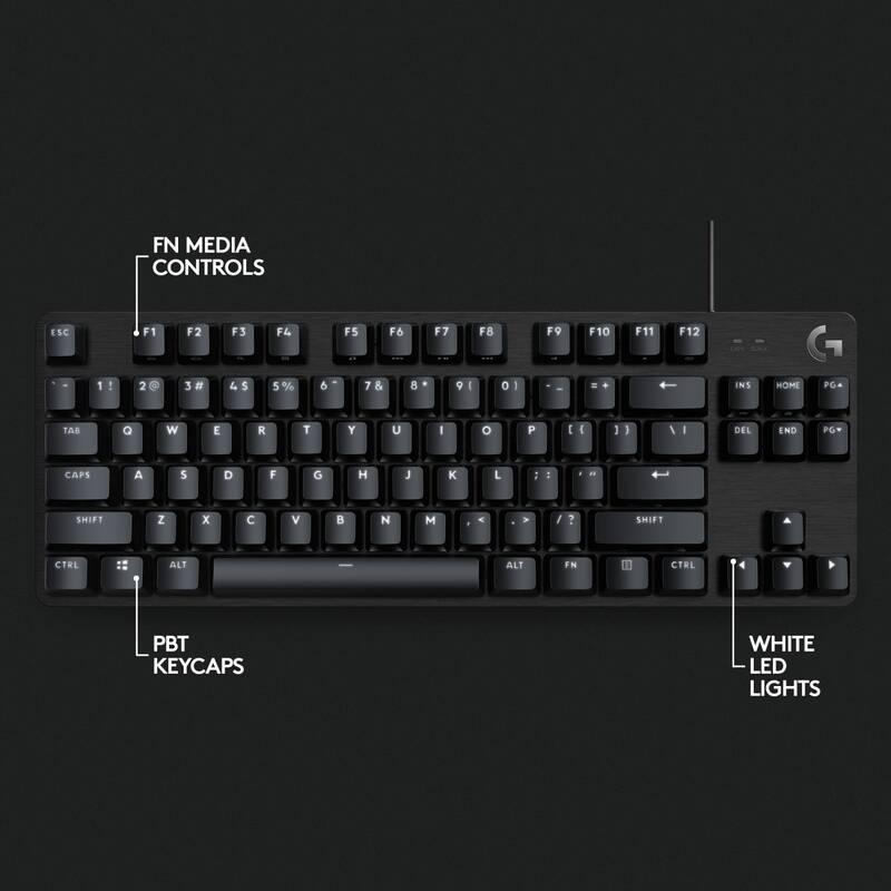 Klávesnice Logitech Gaming G413 TKL SE, US černá