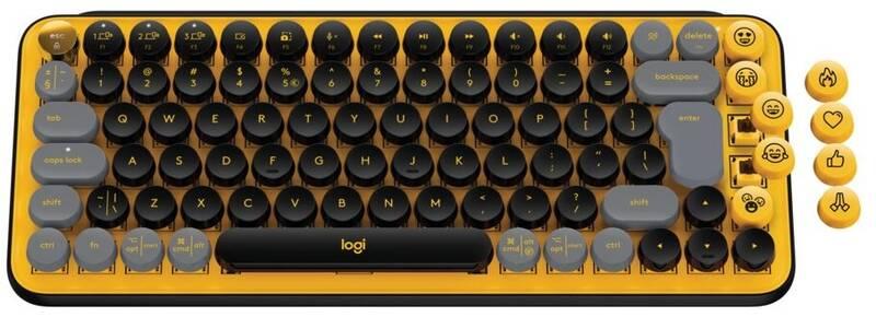 Klávesnice Logitech POP Keys US - blast yellow