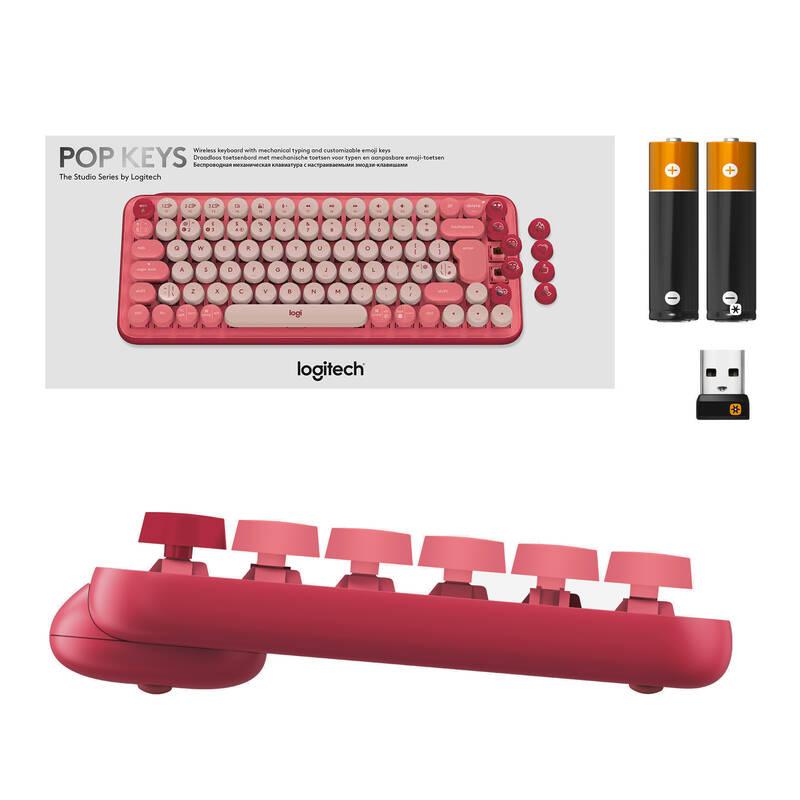 Klávesnice Logitech POP Keys US - heartbreaker