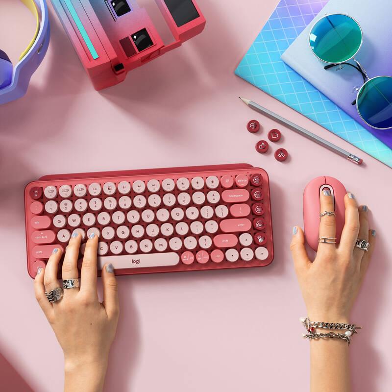 Klávesnice Logitech POP Keys US - heartbreaker