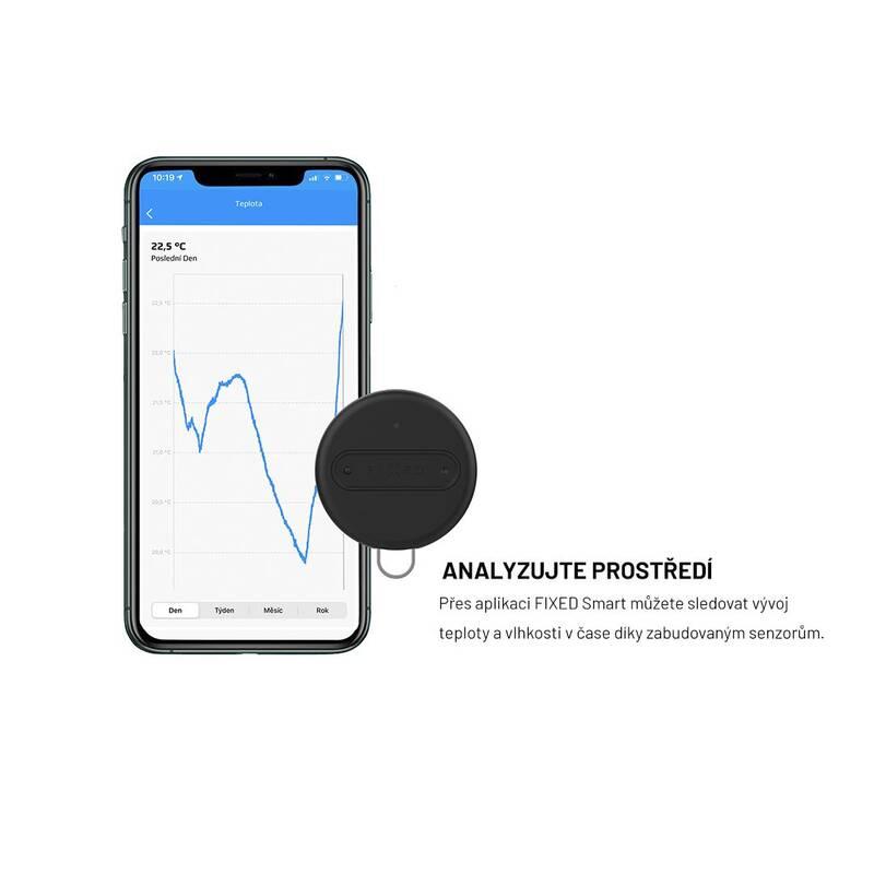 Klíčenka FIXED Sense, Duo Pack černá bílá