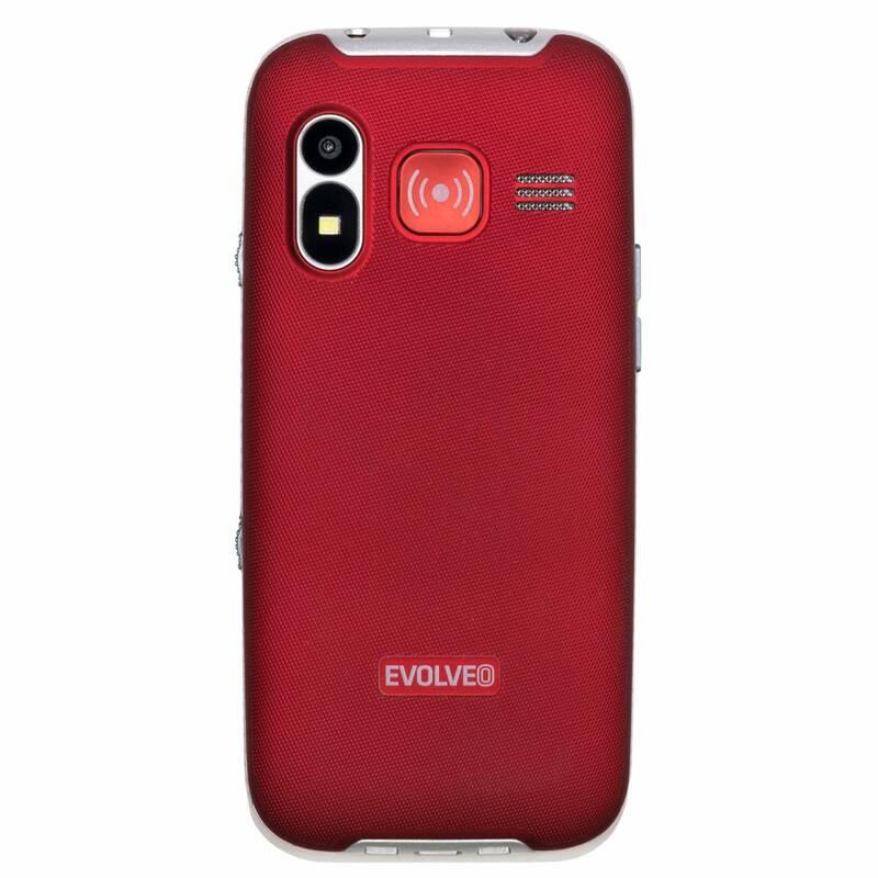 Mobilní telefon Evolveo EasyPhone XG pro seniory červený