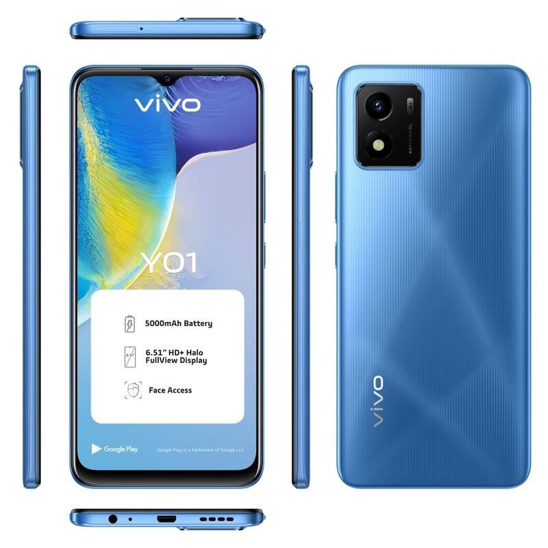 Mobilní telefon vivo Y01 modrý