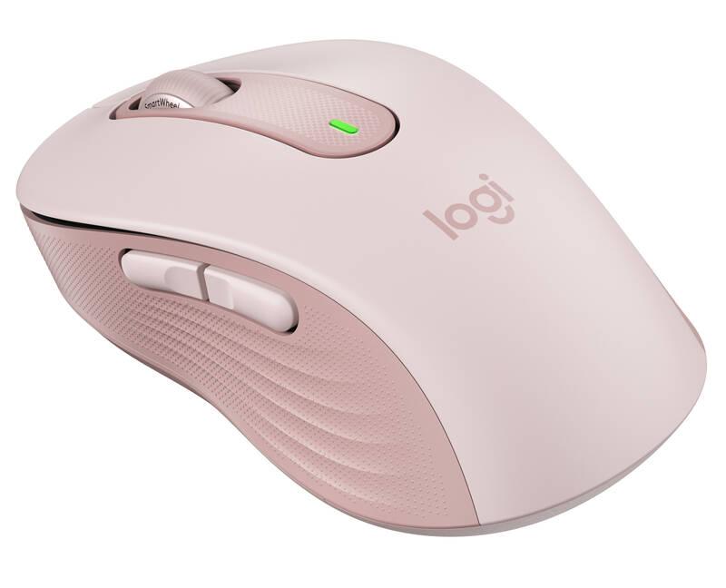 Myš Logitech Signature M650 růžová