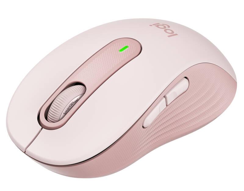 Myš Logitech Signature M650 růžová