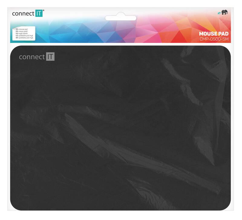 Podložka pod myš Connect IT BasicPad, vel. S, 25 x 20 cm černá