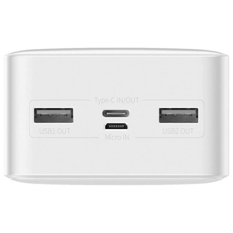 Powerbank Baseus Bipow 30000mAh 15W bílá