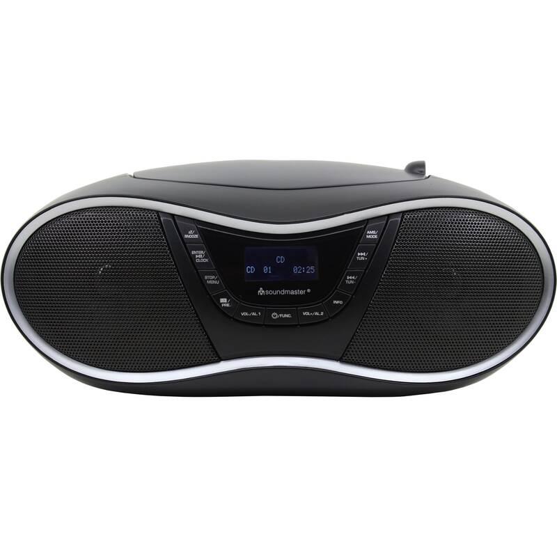 Radiopřijímač DAB CD Soundmaster SCD1990SW černý