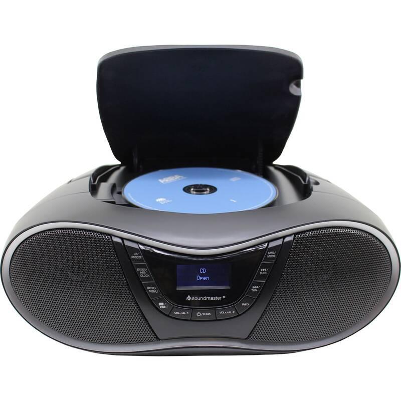 Radiopřijímač DAB CD Soundmaster SCD1990SW černý