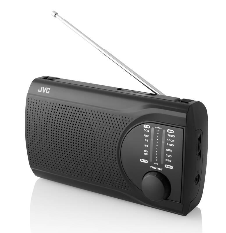 Radiopřijímač JVC RA-E321B černý