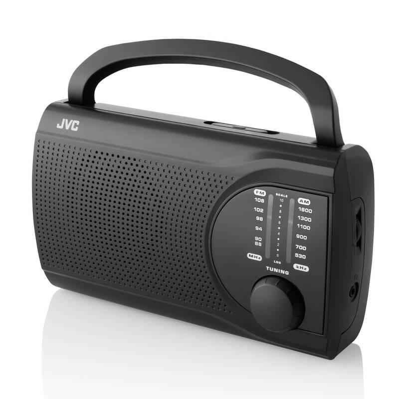 Radiopřijímač JVC RA-E321B černý
