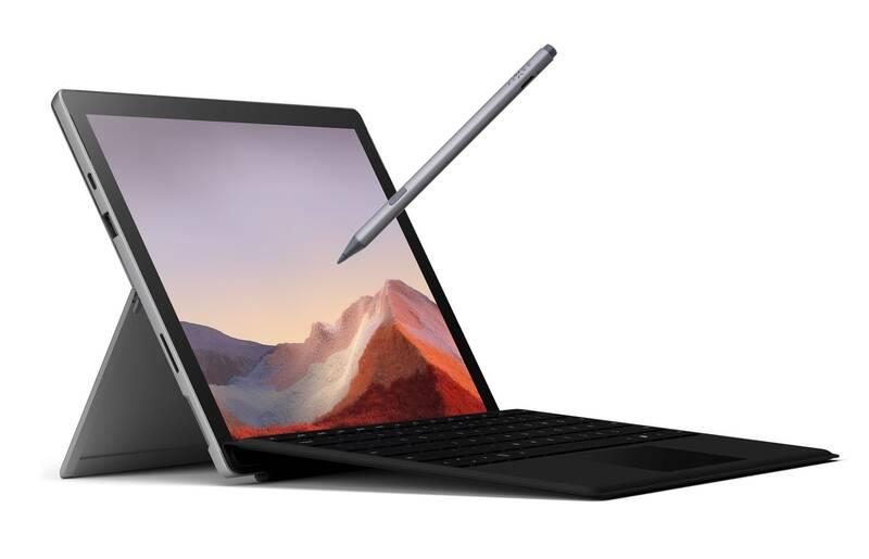 Stylus FIXED Graphite pro Microsoft Surface s rozpoznání přítlaku a magnety šedý