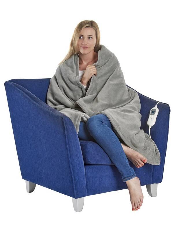 Vyhřívací deka Concept DV7410 XL 180x130 cm šedá