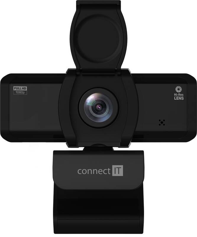 Webkamera Connect IT WebYouSee Full HD černá, Webkamera, Connect, IT, WebYouSee, Full, HD, černá
