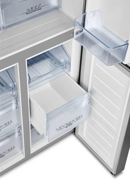 Americká lednice Hisense RQ563N4SI2 nerez