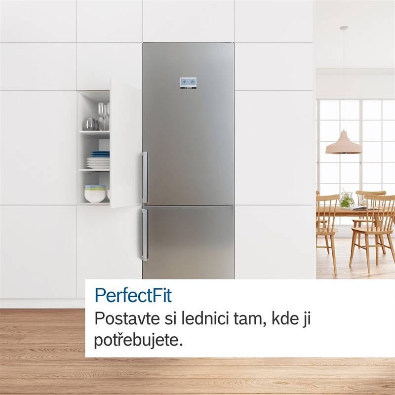 Chladnička s mrazničkou Bosch Serie 4 KGN39VLEB nerez