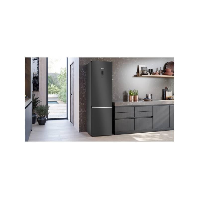 Chladnička s mrazničkou Siemens iQ500 KG39NAXCF černá