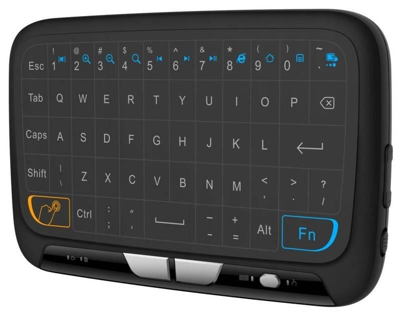 Dálkový ovladač XtendLan H18 s klávesnicí černý