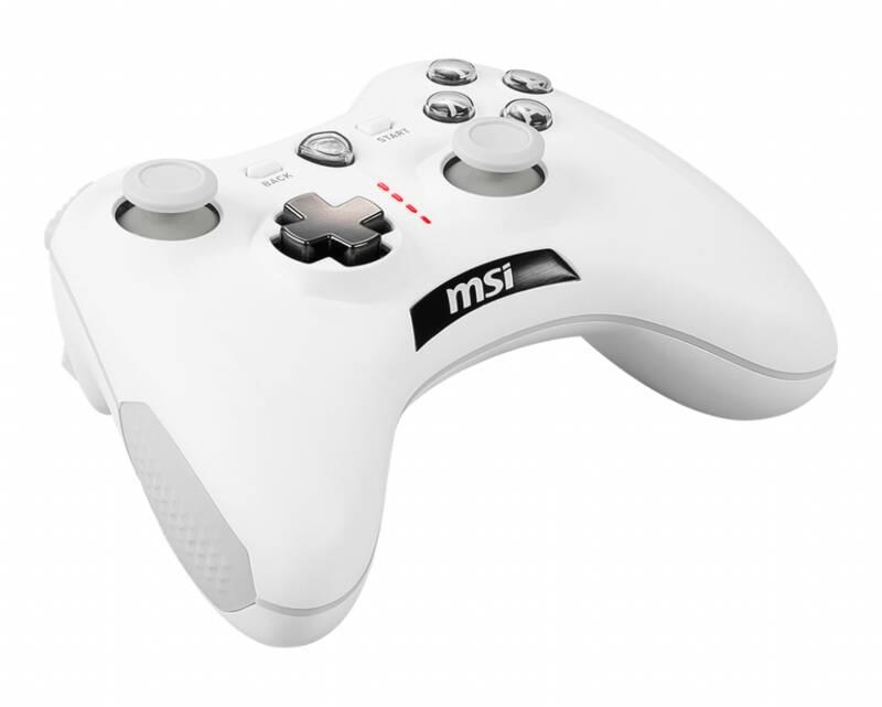 Gamepad MSI Force GC30 V2, bezdrátový, pro PC, PS3, Android bílý, Gamepad, MSI, Force, GC30, V2, bezdrátový, pro, PC, PS3, Android, bílý