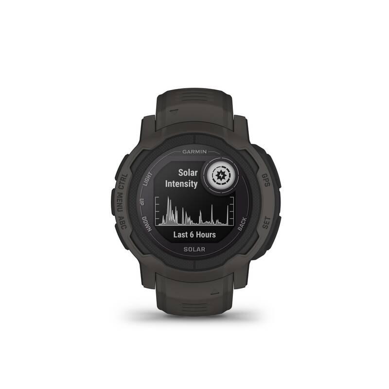 GPS hodinky Garmin Instinct 2 Solar - Graphite, GPS, hodinky, Garmin, Instinct, 2, Solar, Graphite