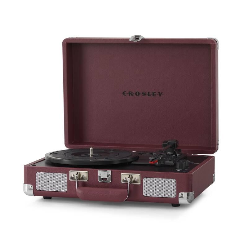 Gramofon Crosley Crusier Deluxe BT červený, Gramofon, Crosley, Crusier, Deluxe, BT, červený