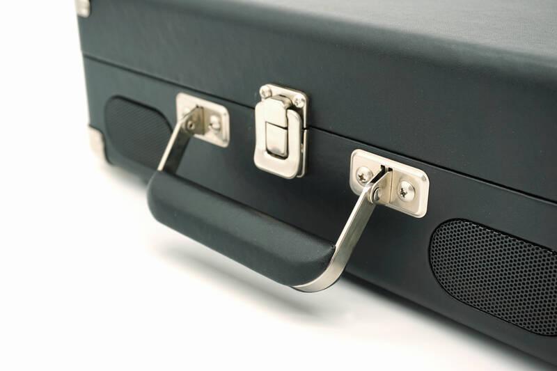 Gramofon GPO Soho V2 černý stříbrný