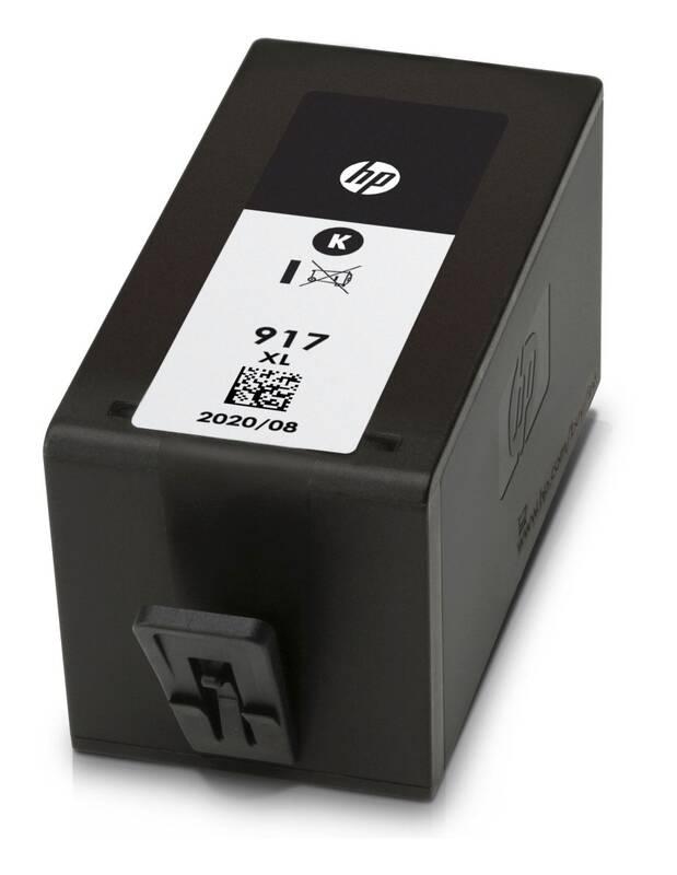 Inkoustová náplň HP 917XL, 1500 stran černá, Inkoustová, náplň, HP, 917XL, 1500, stran, černá