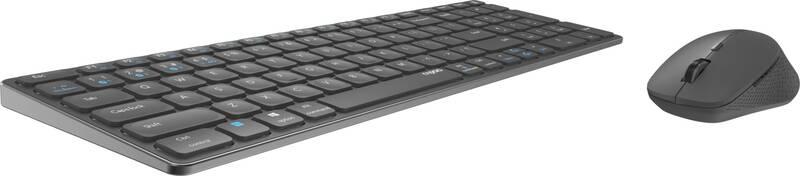 Klávesnice s myší Rapoo 9700M šedá