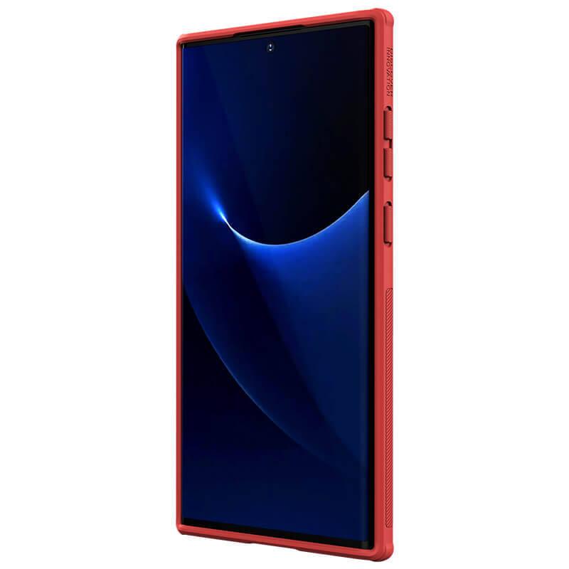 Kryt na mobil Nillkin Super Frosted PRO na Samsung Galaxy S22 Ultra červený