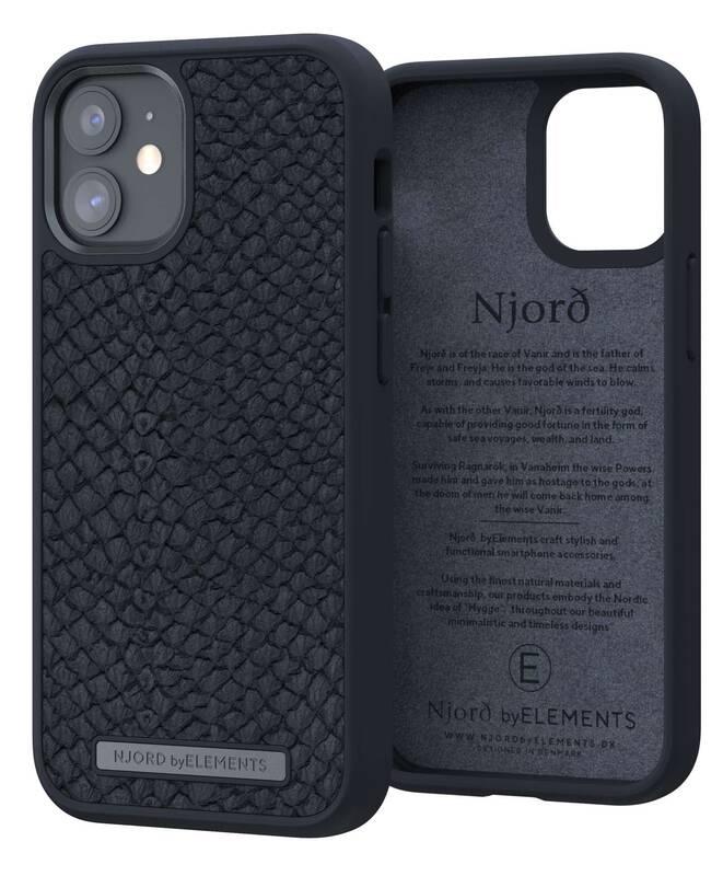 Kryt na mobil Njord Vindur na Apple iPhone 12 mini šedý
